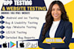 test your mobile app and provide detailed user feedback