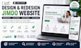 design jimdo website redesign jimdo website with SEO optimization jimdo expert