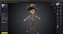 create and rig 3d character, 3d metahuman character and 3d stylized character