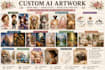 create custom ai generated images and artwork