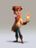 draw a 2d game character illustration