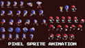 do pixel art animation sprite sheet game animation pixel art game character
