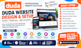develop duda website design builder redesign landing page for your business