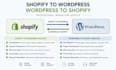 migrate transfer shopify to wordpress and wordpress to shopify migration expert