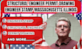 structural engineer permit drawing engineer stamp massachusetts illinois
