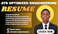 create an ats engineering resume CV and cover letter