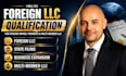 file foreign qualification for foreign owned llc,  founders and multi member llc