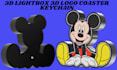 design 3d lightbox, coaster, 3d logo, keychain, lithopane 3mf and stl in 10hours