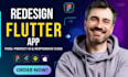 redesign your flutter app UI and modernize mobile experience