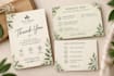 design a professional packaging insert and thank you card