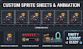 create pixel art game assets and animation