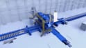 create 3d industrial machinery manufacturing process and technical animation