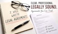 write legal agreement, contract, document, nda, llc operating agreement, service