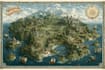 fantasy map illustration vector event map design tourist map