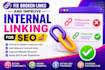 fix broken internal links and improving linking for seo