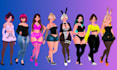 edit, upload and rig vrchat avatar, 3d character modeling anime avatar, toggles