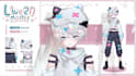 design anime vtuber character and full rigging