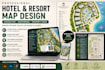 design hotel resort maps interactive maps visrez wayfinding