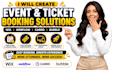 design event wix webflow carrd bubble ticket booking website and landing page