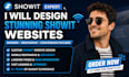 create showit website redesign showit template and customize showit website