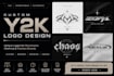 design a custom y2k logo for your brand