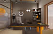 design your office, studio office interior with professional 3d visualization