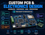 design your pcb layout and circuit schematic
