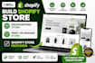 build shopify store dropshipping print on demand store shopify store redesign