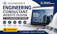 build squarespace engineering consultant website civil engineering firm website