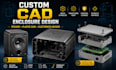 design custom cad enclosure, speaker enclosure and plastic case 3d model