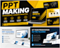 do ppt making for your business , education, or redesign presentation