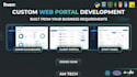 develop a custom web portal from a busniess requirements