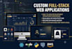 design, develop custom full stack web applications