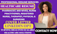 write a pharmacist, mid wives, nurse practitioner, registered nurse resume