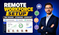 setup remote workforce management time tracking attendance and team productivity
