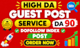 write high da guest post backlinks with SEO quality guest posting service