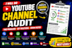 audit your youtube channel SEO