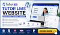 build a tutor lms website for online course and elearning