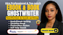 be book editor, ebook ghostwriter, proofreading, ghost book writer, amazon kdp