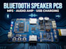 design mp3 bluetooth speaker pcb with audio amplifier and usb charging