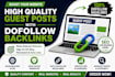 provide niche relevant guest posts