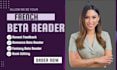 beta read romance beta reader, french beta reader, beta reader fantasy