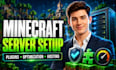 minecraft server setup plugin setup server optimization server hosting lag fix