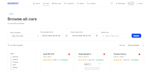 develop a car rental booking website with nextjs and react