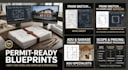 create adu garage conversion and residential permit drawings