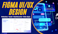 design figma responsive website landing page uiux admin dashboard web app design