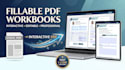create a fillable PDF workbook, worksheet, interactive forms, coaching workbook