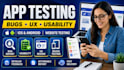 do qa test and review website , ios app and android app