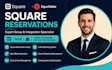setup square reservation open table integration table managemant and booking