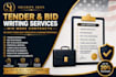 write professional tender proposals bid responses, rfps and procurement document